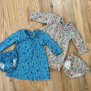 Baby Boden knit dresses 6-12m adorable comfortable